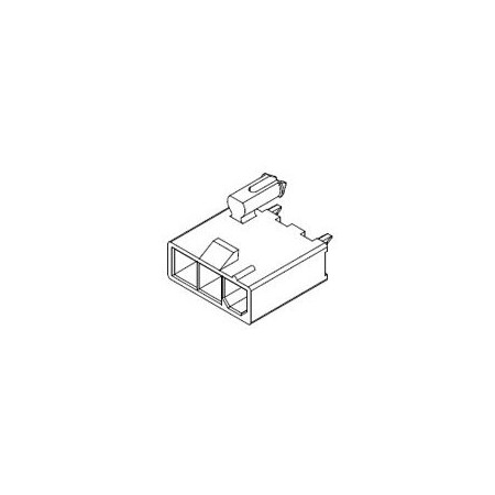 Molex Mf+ Hcs Vert Hdr Asy Sr 3Ckt V-0 Tin 460143002